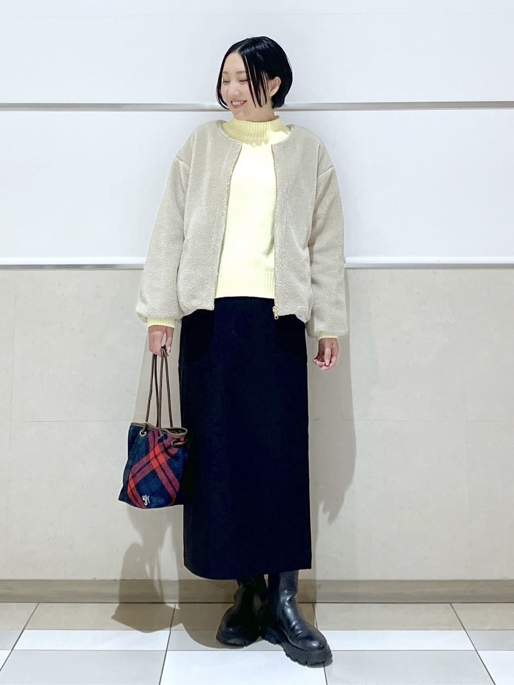 eriko さんの「Dessin｜【2WAY】リバーシブルタフタボアアウター」を使ったコーディネート