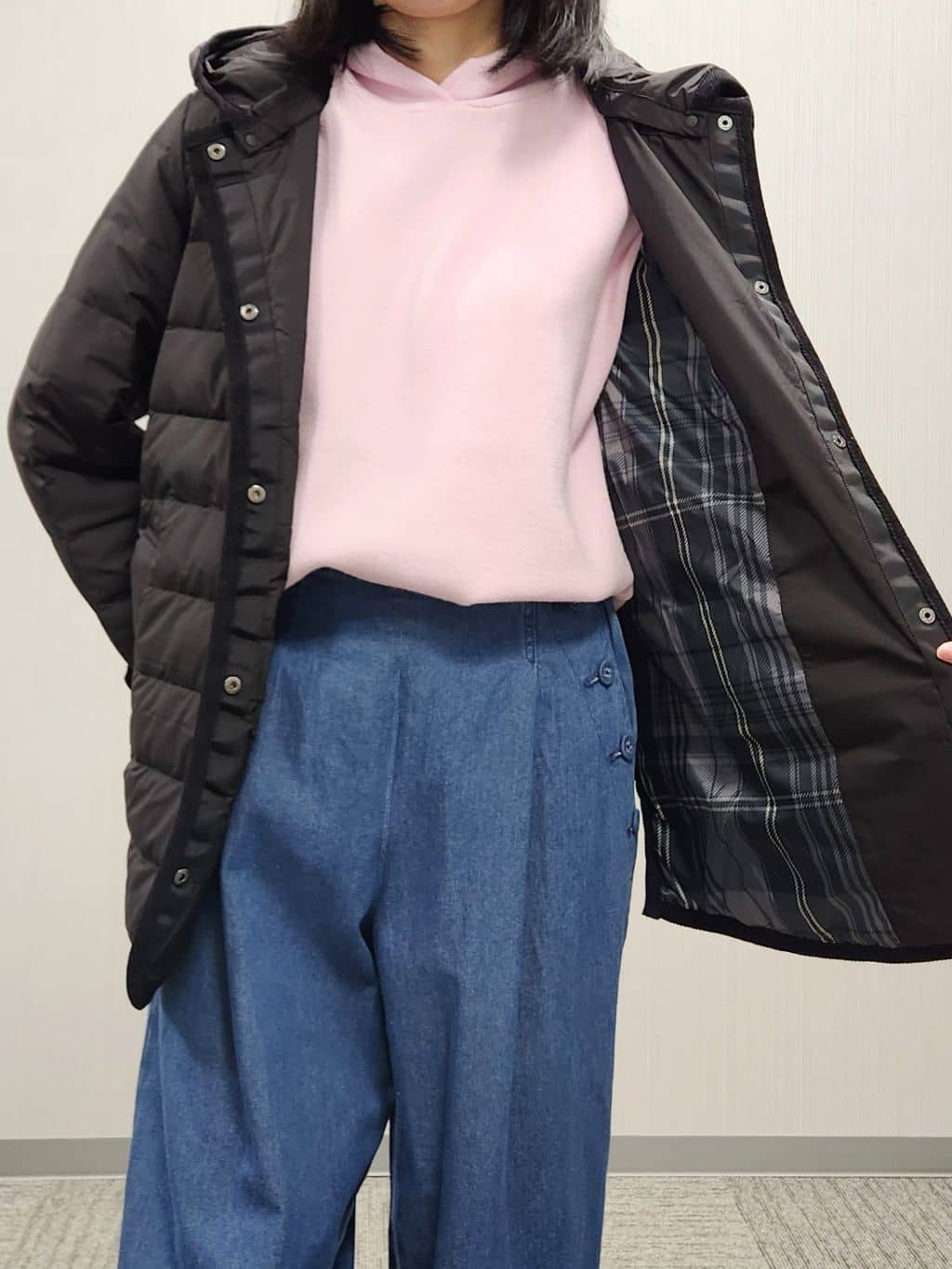 naraさんの「Dessin｜【撥水・2WAY】ミュラーダウンコートミドル丈」を使ったコーディネート
