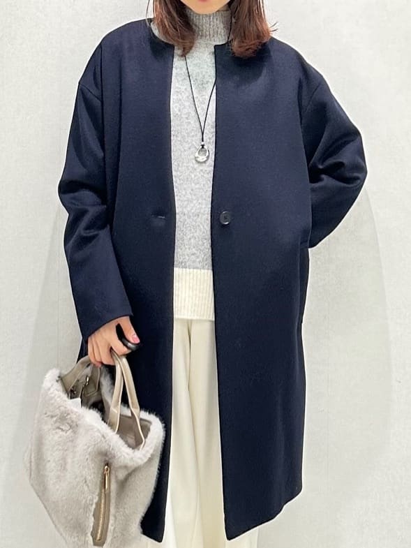 Miwaさんの「UNTITLED｜【8色展開/洗える】ウールカシミヤ ハイネックニット」を使ったコーディネート
