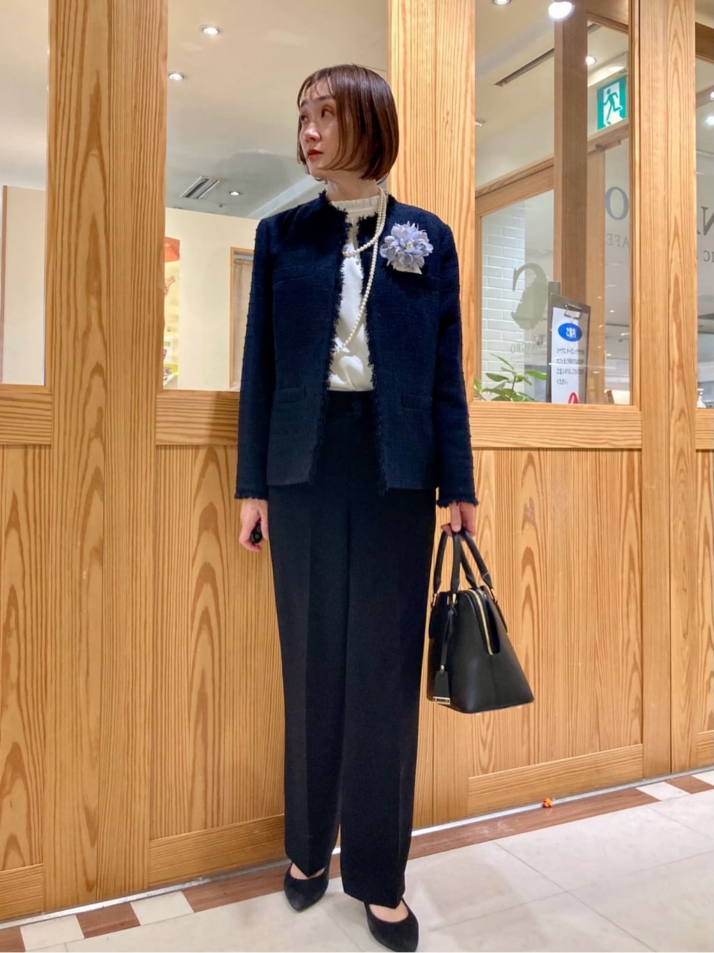 ゆうさんの「UNTITLED｜【仕事着/スーツ】ファンシーツイード ジャケット」を使ったコーディネート