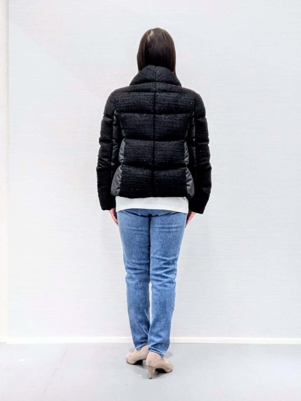 makkyさんの「UNTITLED｜【ショート丈】ツイードダウン」を使ったコーディネート