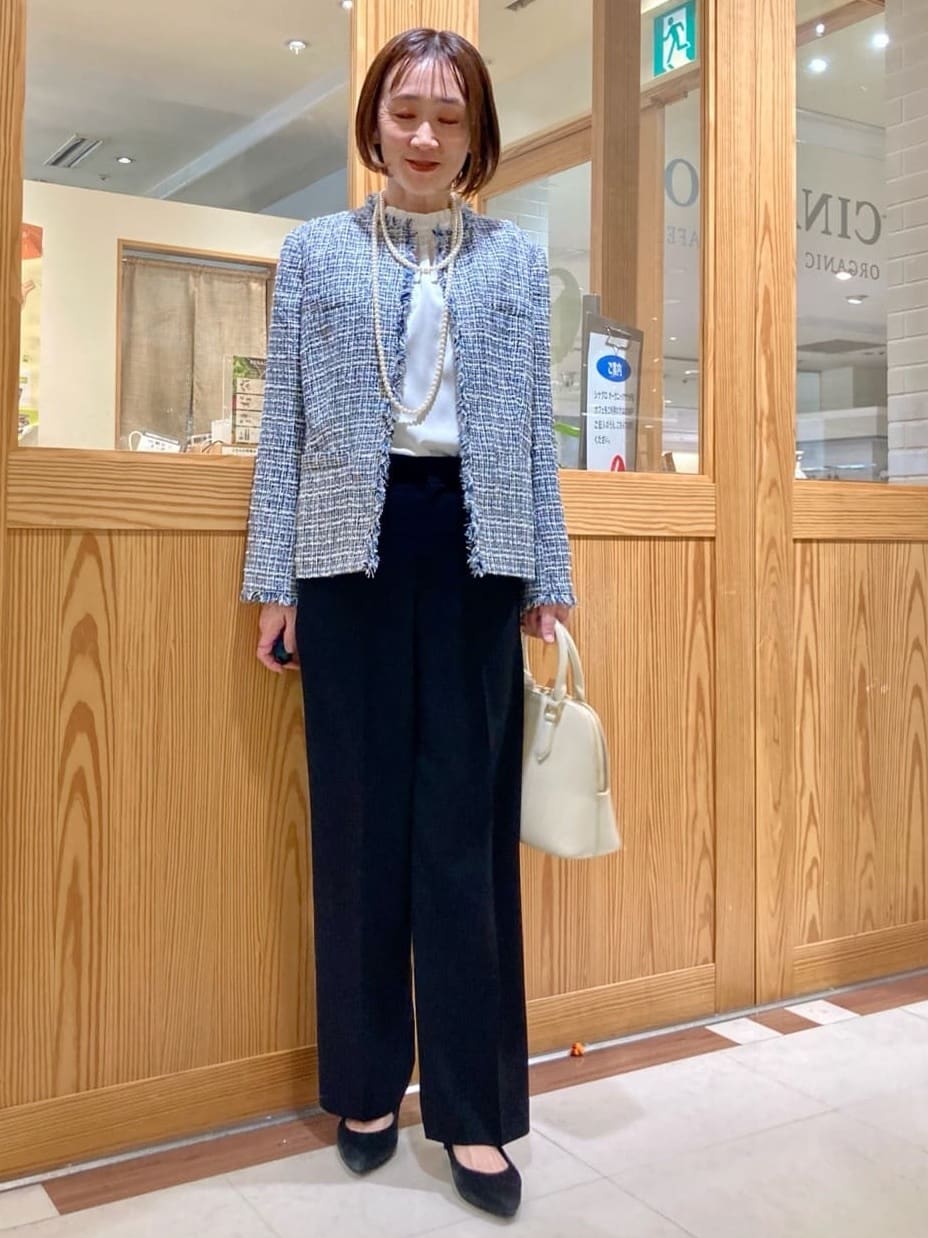ゆうさんの「UNTITLED｜【仕事着/スーツ】ファンシーツイード ジャケット」を使ったコーディネート
