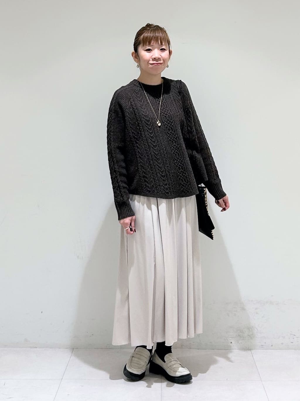 tsuyuさんの「INDIVI｜◆アニマルハラコ ポシェット」を使ったコーディネート