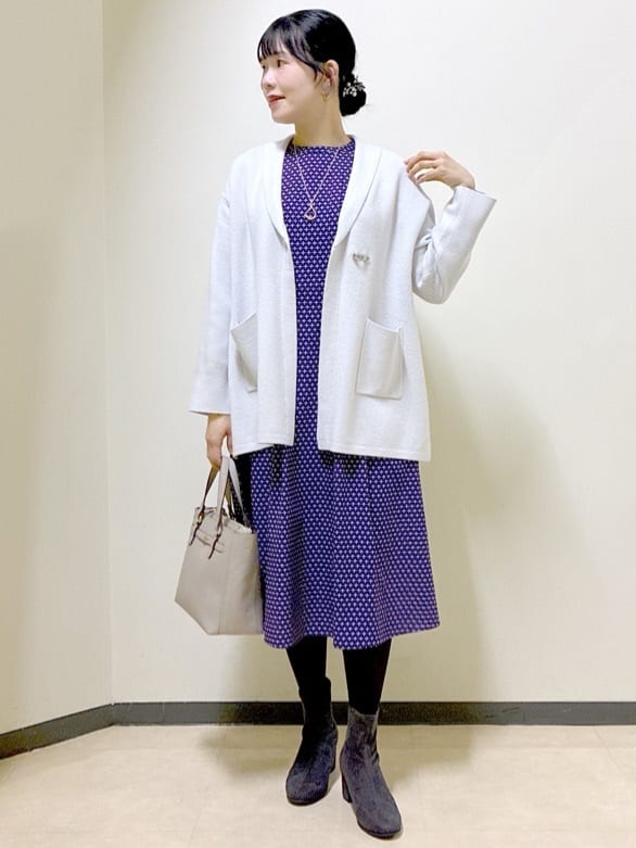  beni_gingerさんの「Reflect｜【ライトアウター／気軽な羽織に◎】オフボディカーディガン」を使ったコーディネート
