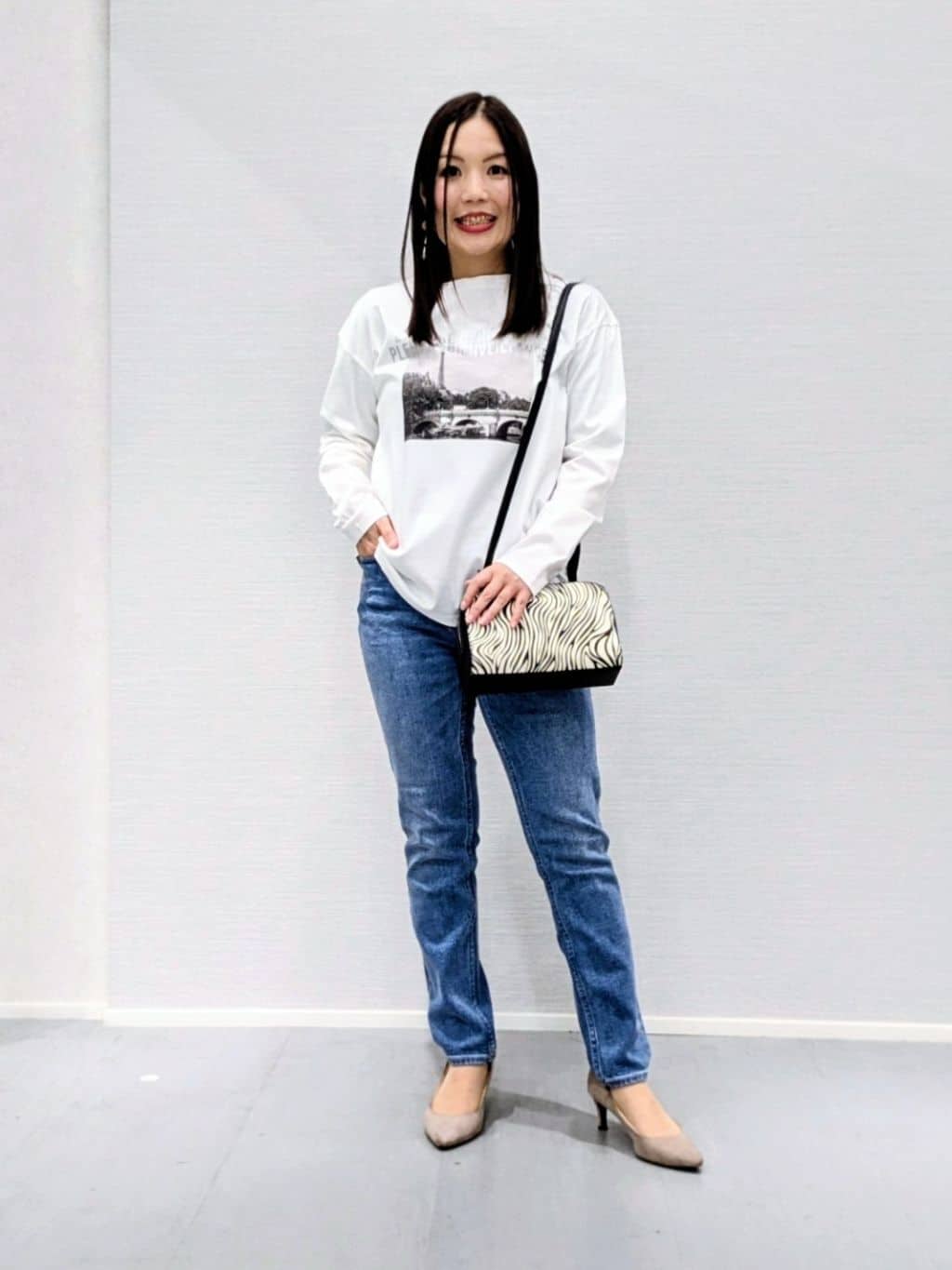 makkyさんの「UNTITLED｜【ショート丈】ツイードダウン」を使ったコーディネート