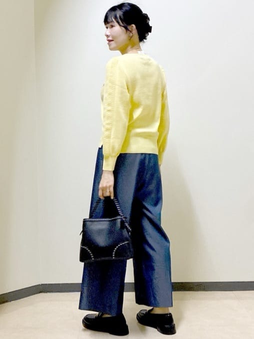  beni_gingerさんの「Reflect｜【選べる8色／スカートにもパンツにも◎】ウール混ボートネックニット」を使ったコーディネート