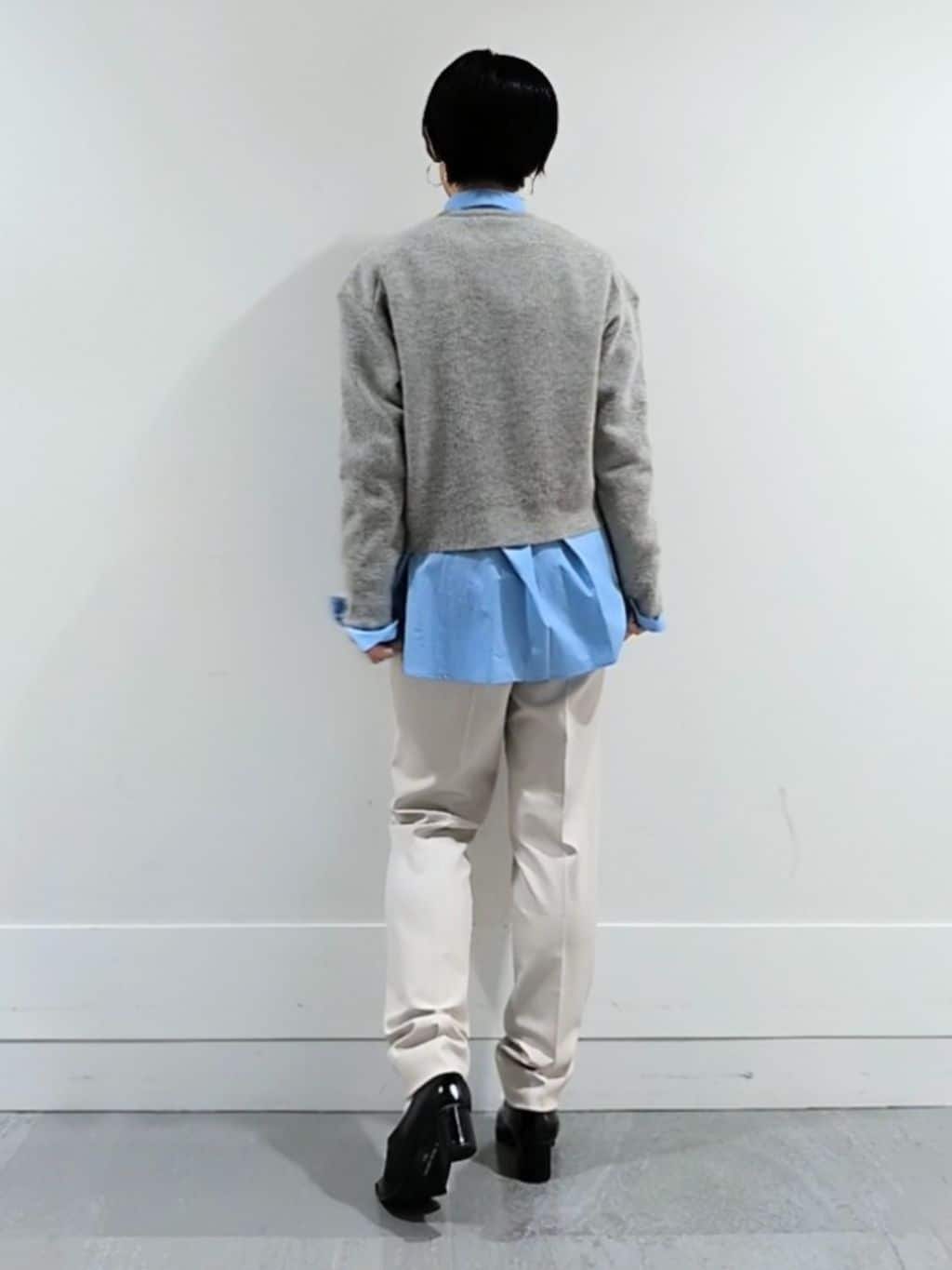 ミズタさんの「UNTITLED｜【洗える/コットン100%】リッチベーシックシャツ」を使ったコーディネート
