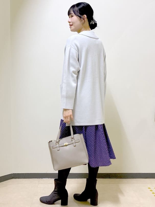  beni_gingerさんの「Reflect｜【ライトアウター／気軽な羽織に◎】オフボディカーディガン」を使ったコーディネート