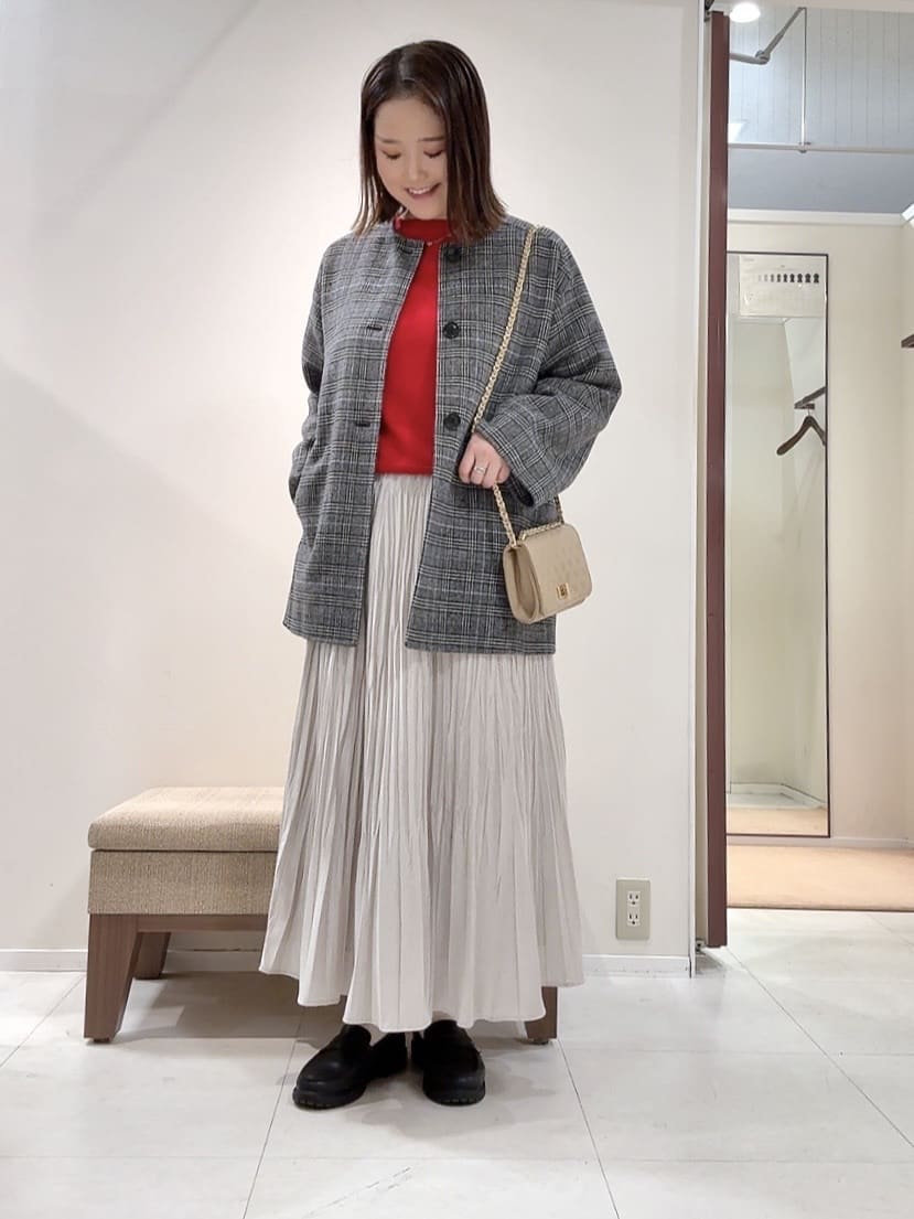 YUIさんの「UNTITLED｜【ミディ丈/軽やか】セミラグランリバー コート」を使ったコーディネート