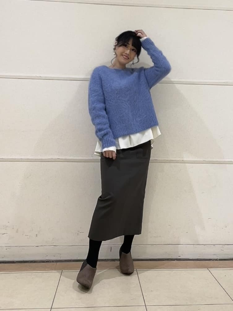 watanabeさんの「UNTITLED｜【ゆったり】アルパカ混シャギーニット」を使ったコーディネート