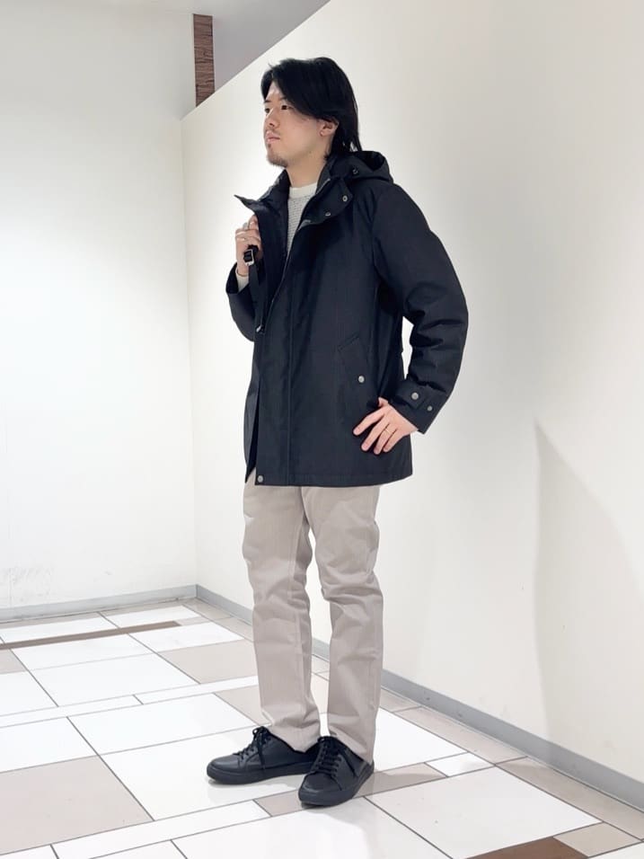 及川さんの「TAKEO KIKUCHI｜【3WAY】グレンチェック ダウンライナー ブルゾン」を使ったコーディネート