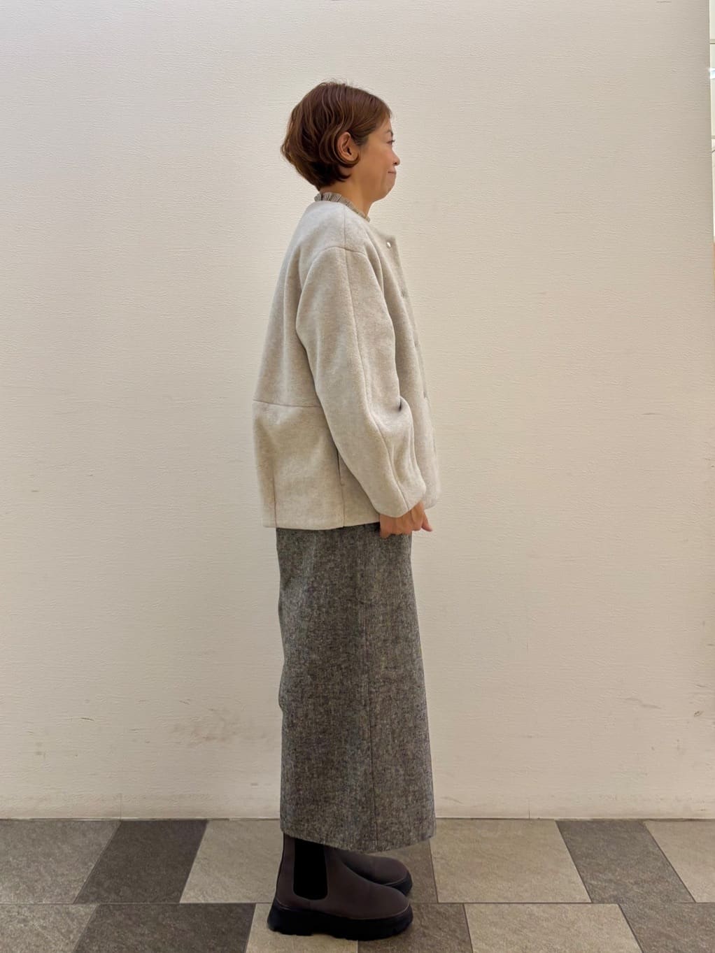 Haruさんの「Dessin｜【洗える】裏起毛ロゴスウェット」を使ったコーディネート