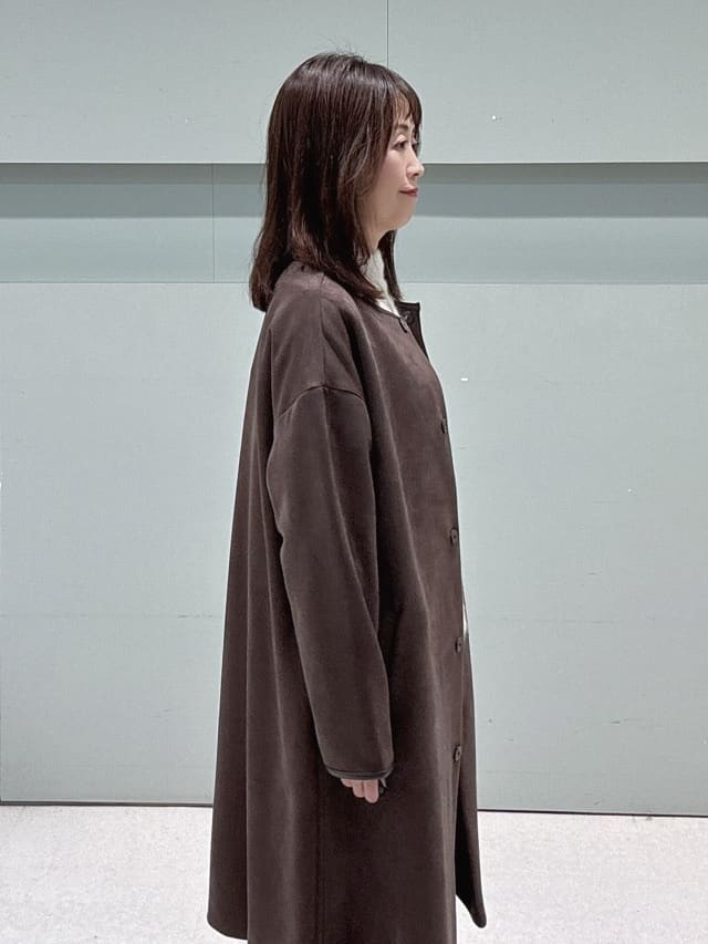 makiさんの「UNTITLED｜【大人な品格/ふわふわニット】フォックスカシミヤ コクーンニット」を使ったコーディネート