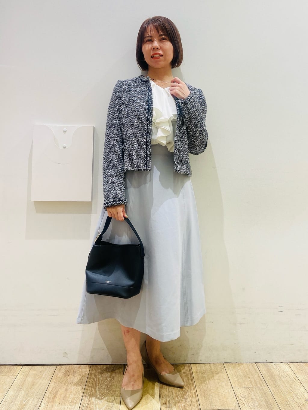 YUKOさんの「index｜ベーシックパンプス」を使ったコーディネート