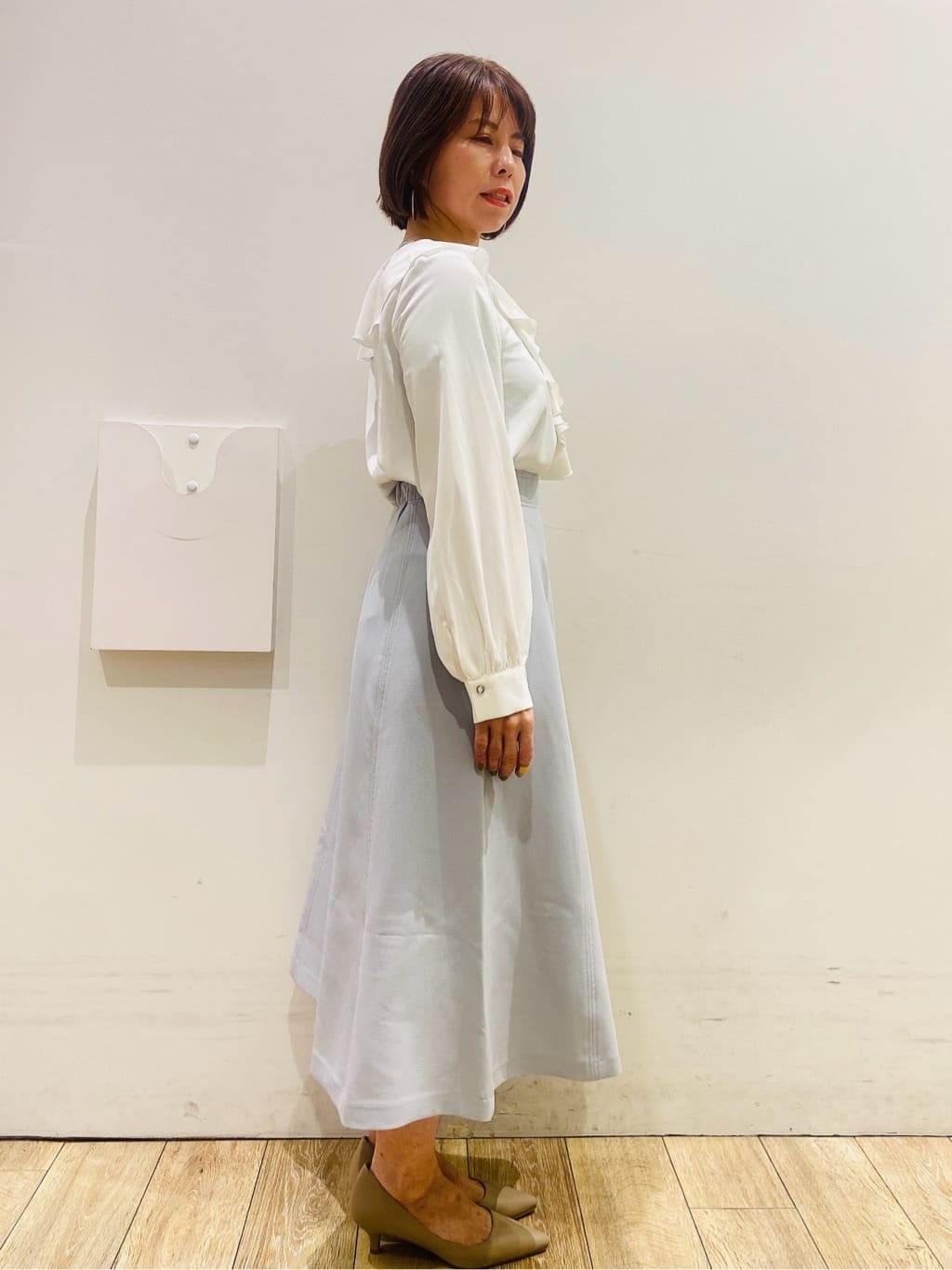 YUKOさんの「index｜ベーシックパンプス」を使ったコーディネート