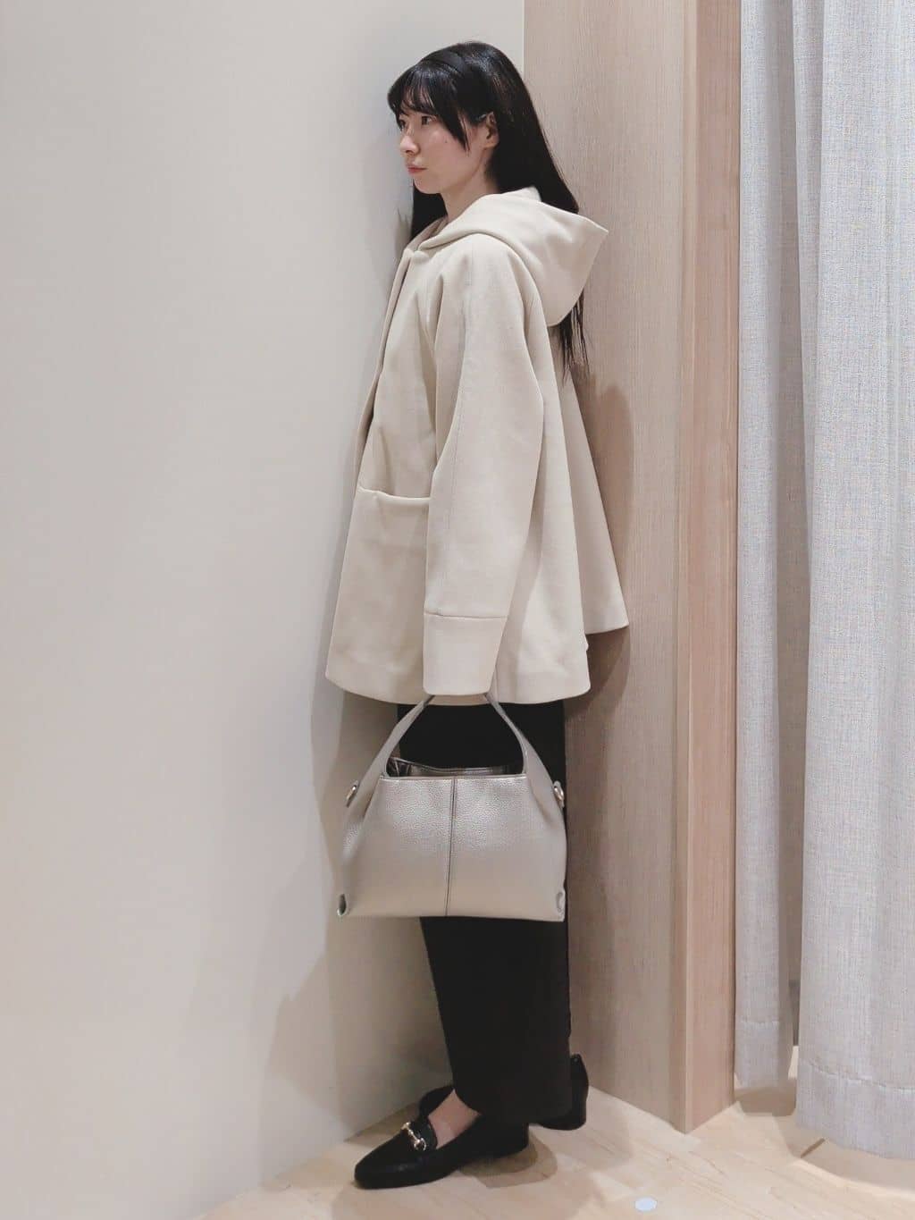 Yuiさんの「grove｜袖口配色リブニット」を使ったコーディネート