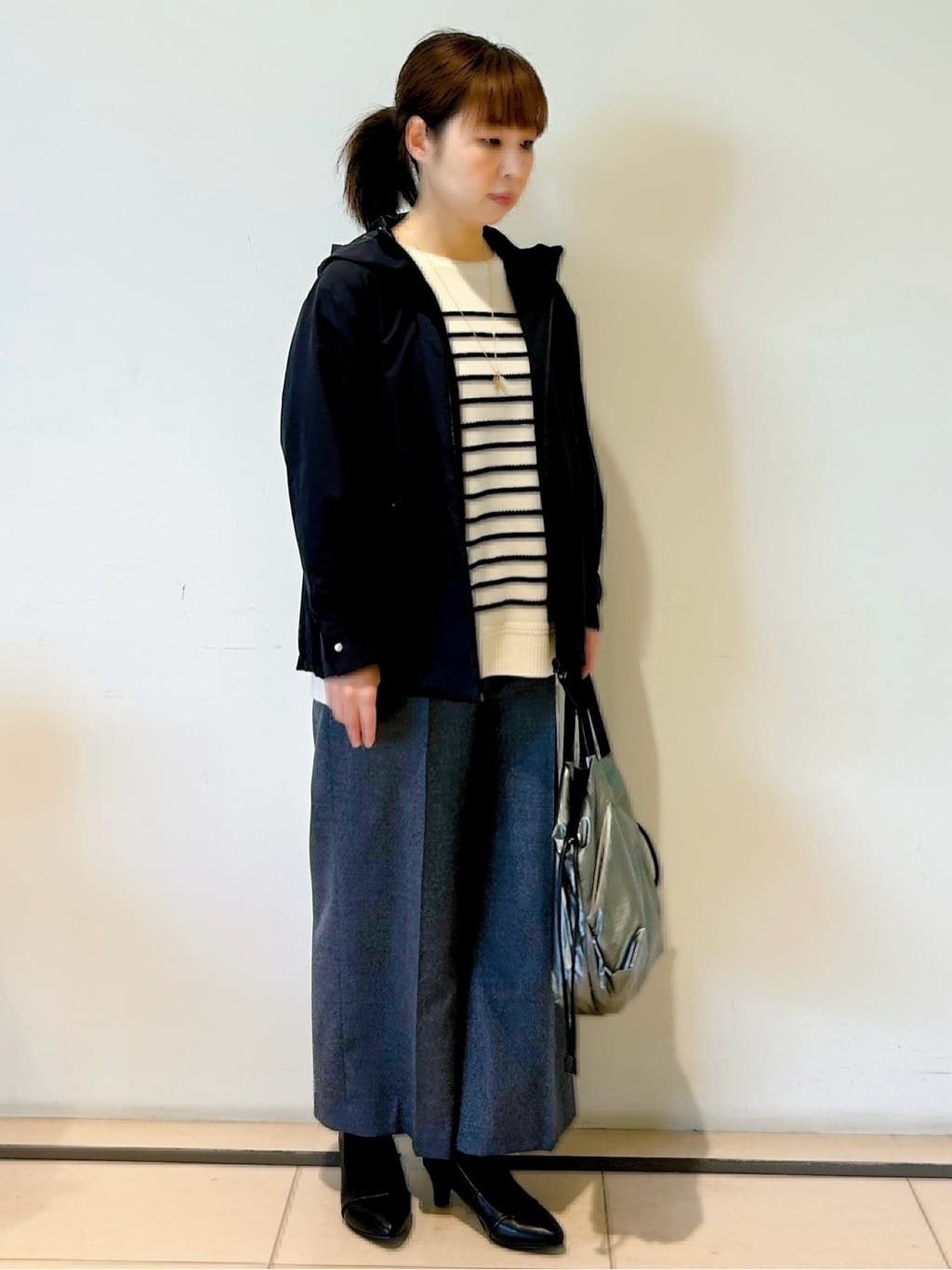 ひーさんの「Reflect｜【腰周りすっきり◎】ワイドクロップドパンツ」を使ったコーディネート