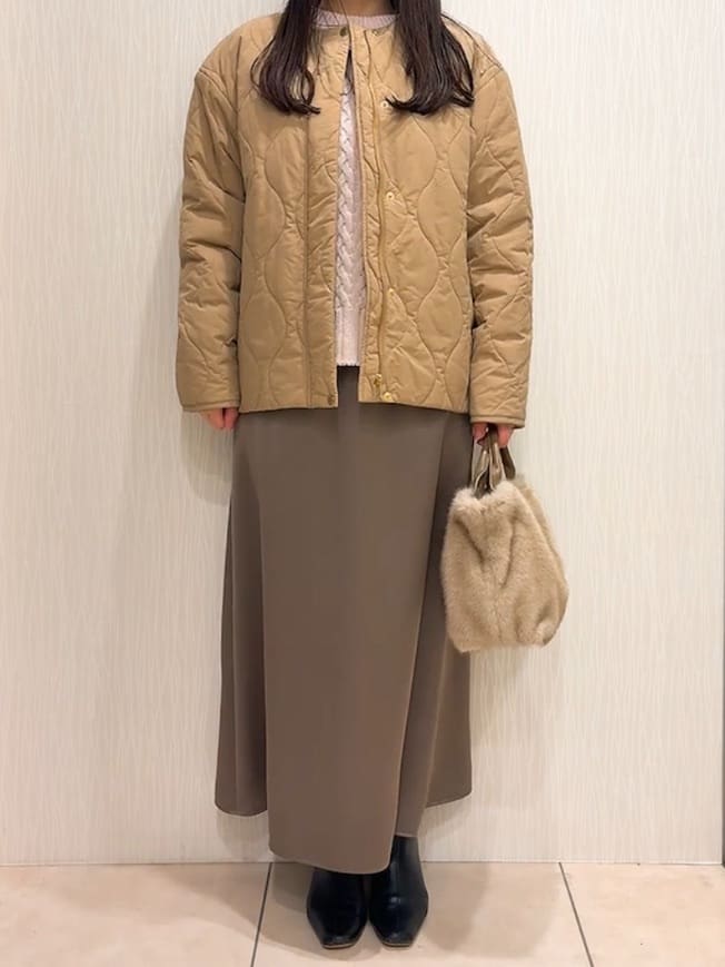 SAHOさんの「UNTITLED｜【洗える】スポンディッシュ ケーブル柄ニット」を使ったコーディネート
