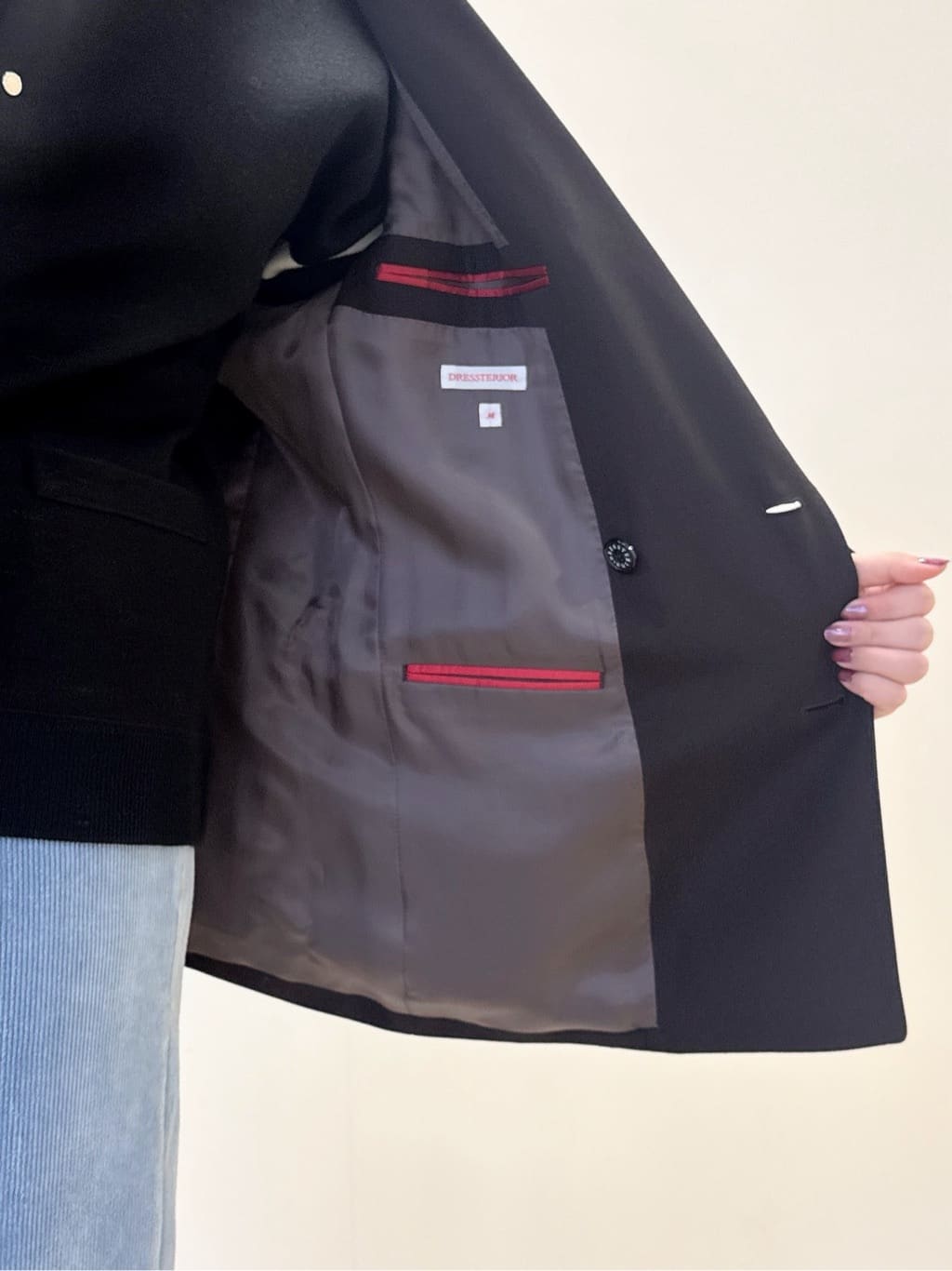 なかもとあきさんの「DRESSTERIOR｜【セットアップ可】ブラウンツイル ダブルジャケット」を使ったコーディネート