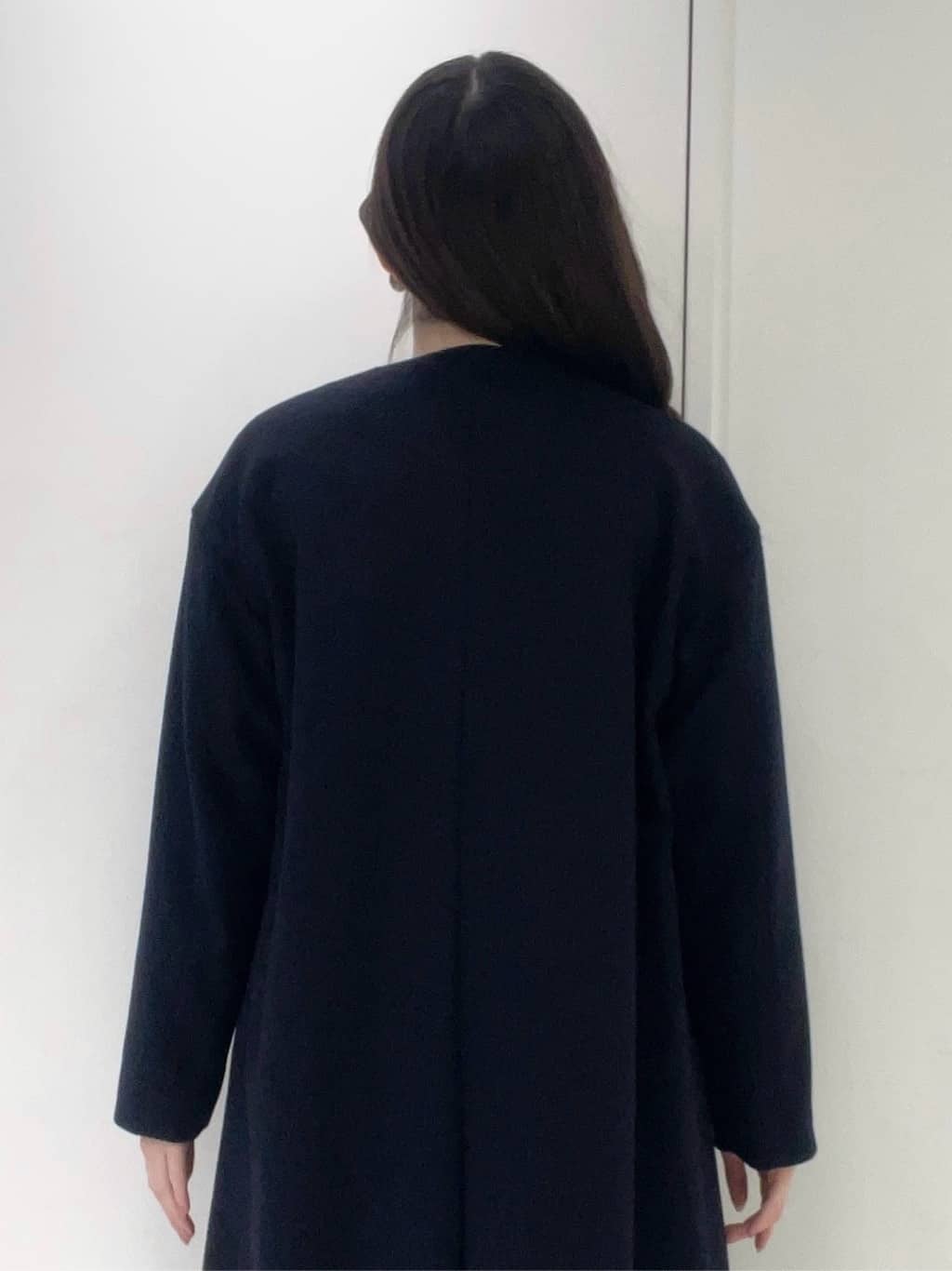 moeさんの「UNTITLED｜【洗える/ストレッチ】ツイードジャージワンピース」を使ったコーディネート