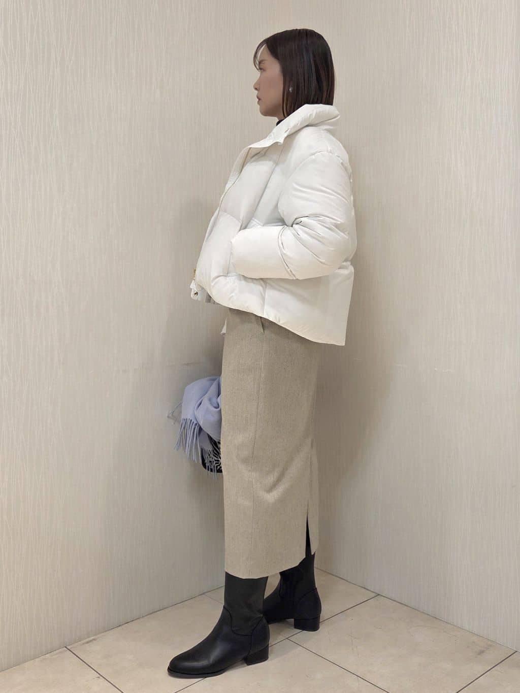 naokoさんの「UNTITLED｜【トレンド/撥水機能/防寒】ショートダウンコート」を使ったコーディネート