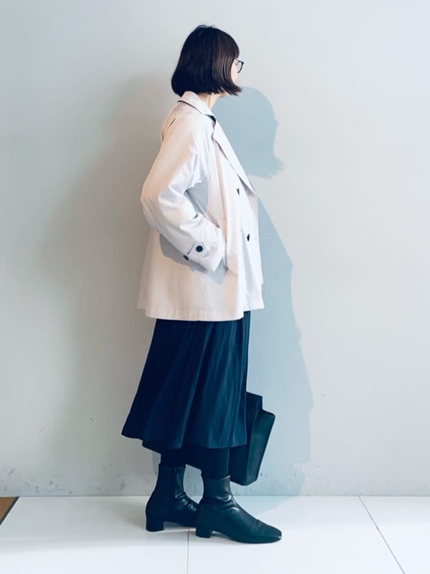 murayamaさんの「INDIVI｜【洗える】ギャザーフレアワンピース」を使ったコーディネート