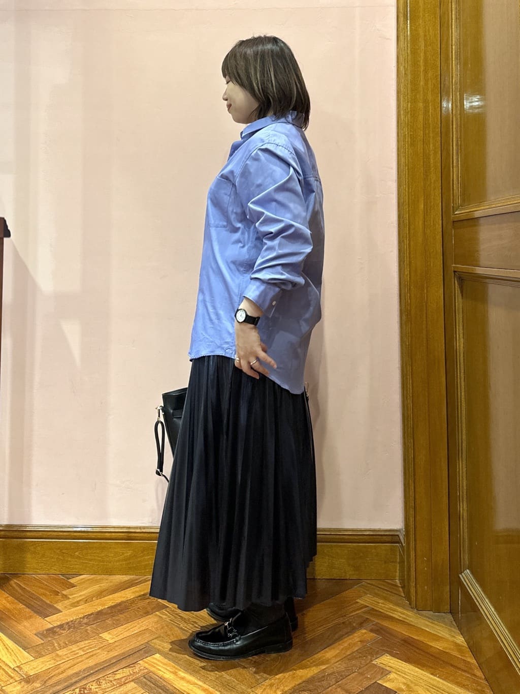 komatsuさんの「DRESSTERIOR｜【インナー使いに最適/しっとり暖かな吸湿発熱素材】タートルネックプルオーバー」を使ったコーディネート