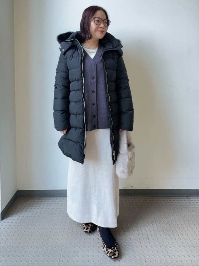 Asamiさんの「DRESSTERIOR｜レタードニットカーディガン」を使ったコーディネート