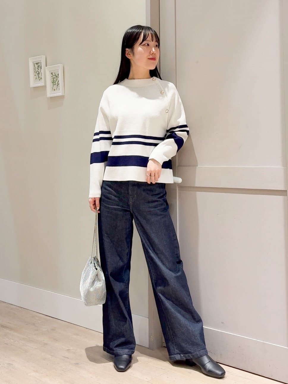 Mayuさんの「grove｜【名品アウター／800FP・多機能】つつまれダウンショート」を使ったコーディネート