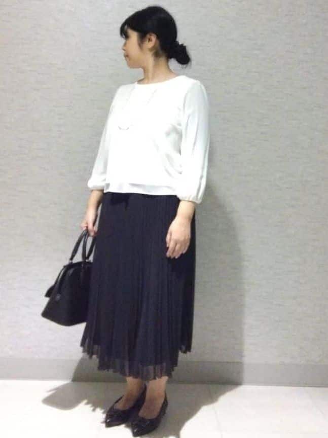 sakoさんの「Reflect｜【SS-4Lサイズ／フォーマル／セットアップ可】ツイードジャケット」を使ったコーディネート