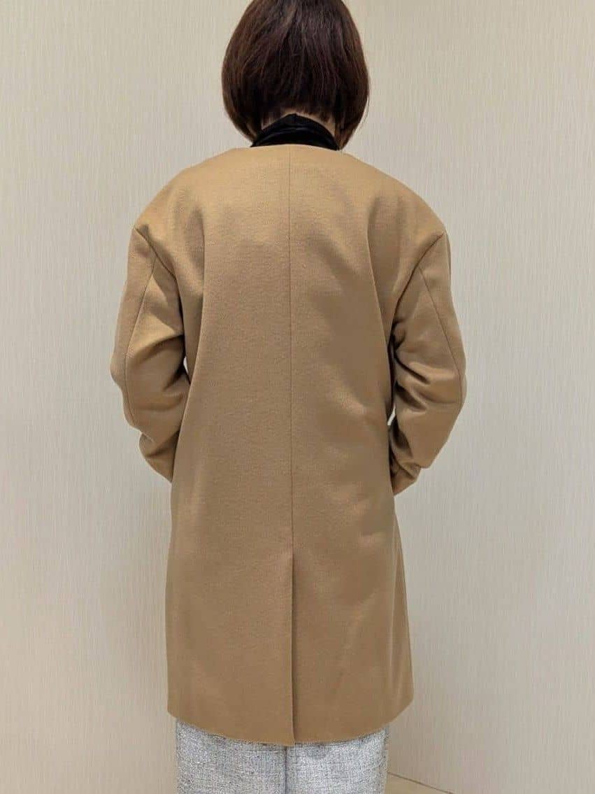 u-macoさんの「UNTITLED｜【洗える/細見え】ツイード ジャンパースカート」を使ったコーディネート