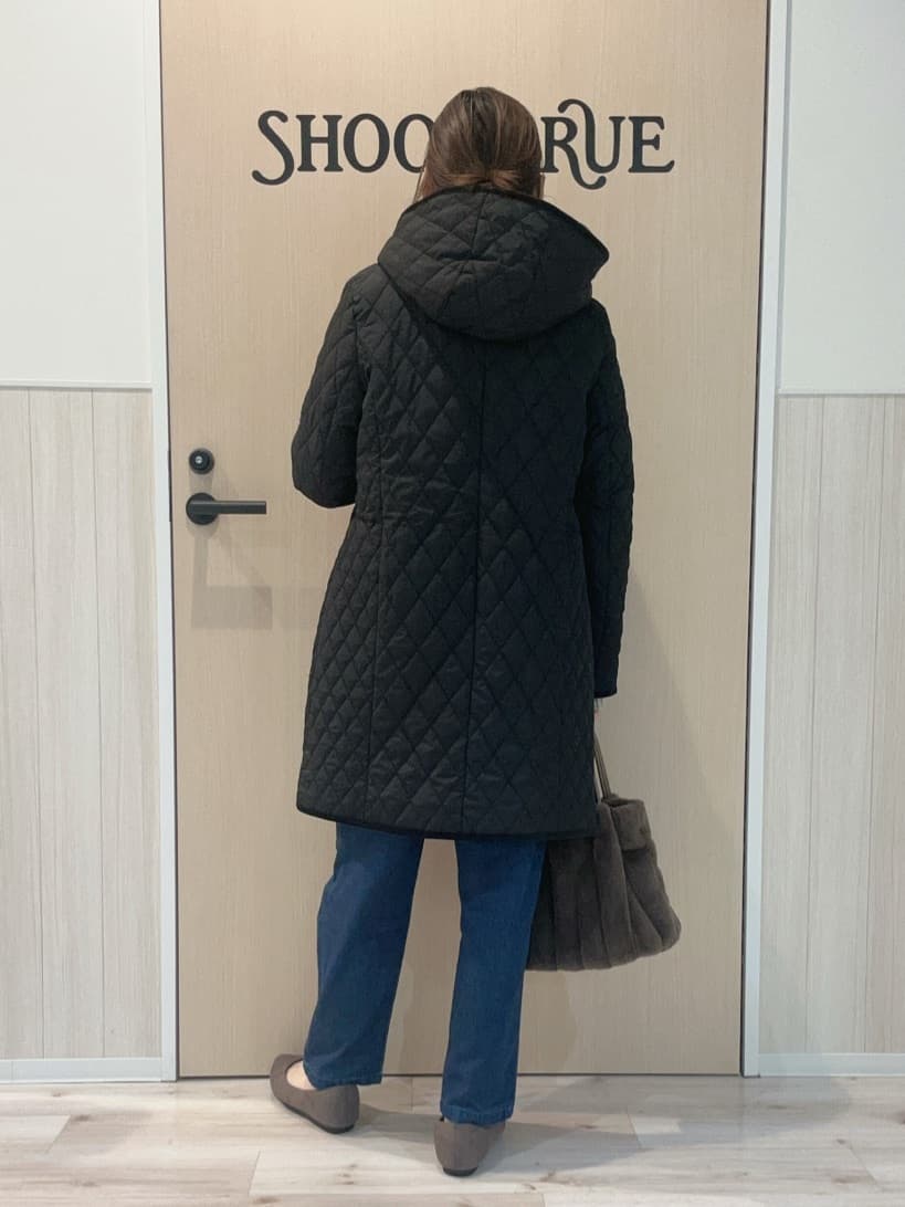 funafunaさんの「SHOO･LA･RUE｜【洗濯機可/S-LL/体型カバー】女性らしい美シルエット チュニックニットワンピース」を使ったコーディネート