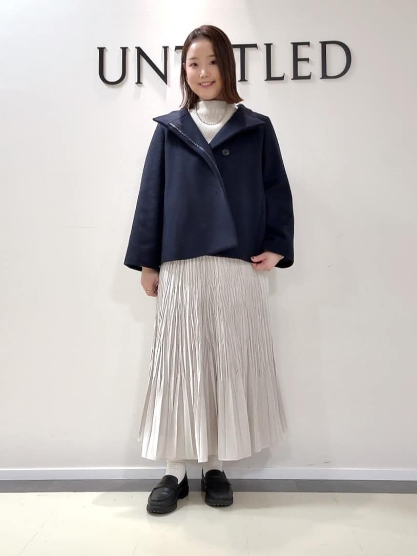 YUIさんの「UNTITLED｜【着回しが効く／オンオフアウター】ウールショートコート」を使ったコーディネート