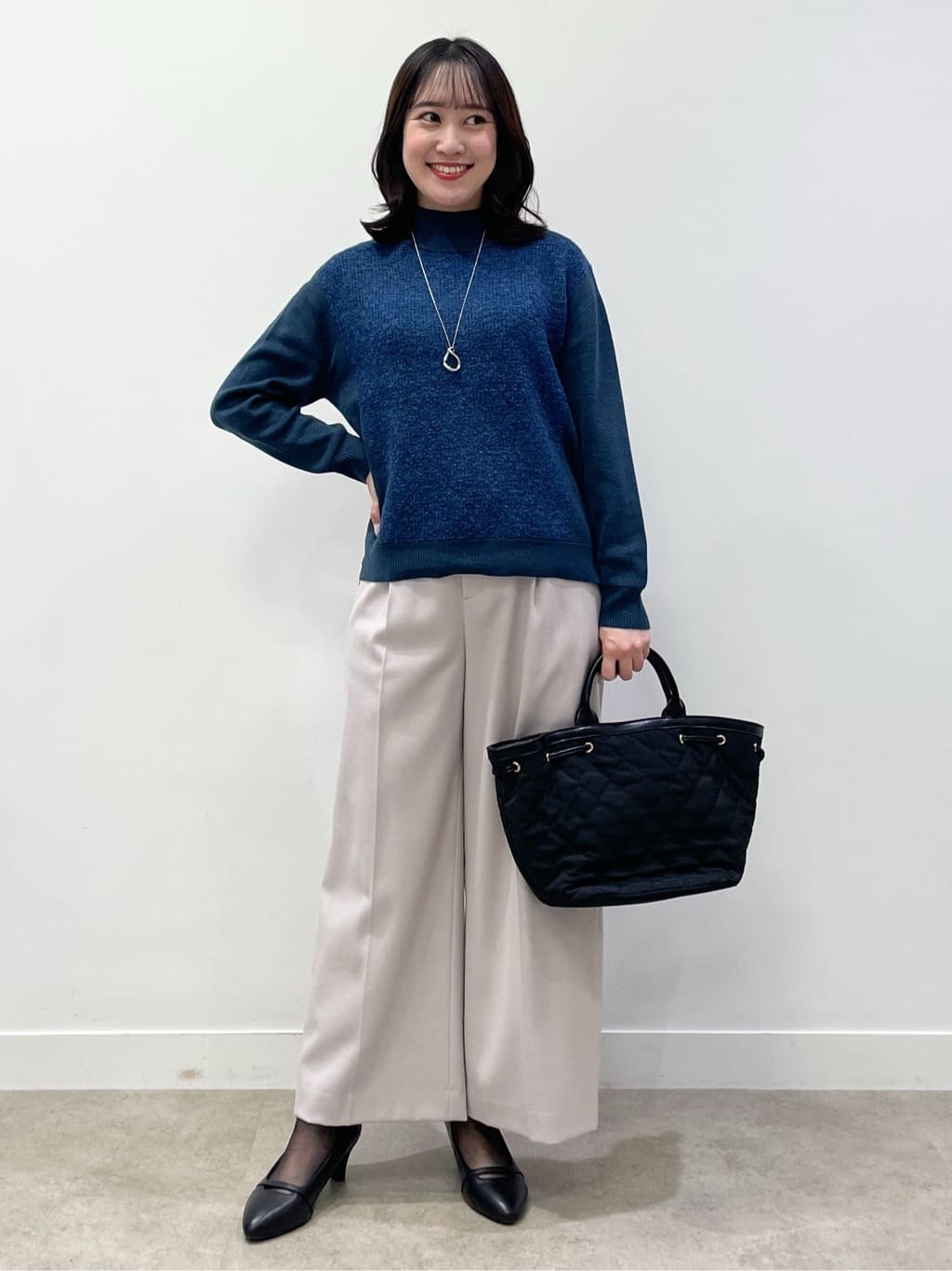 yukariさんの「Reflect｜アーガイル柄ハイネックニット」を使ったコーディネート
