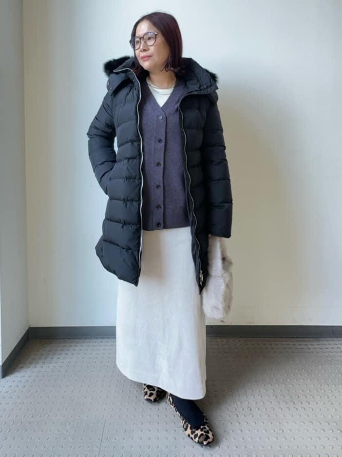 Asamiさんの「DRESSTERIOR｜レタードニットカーディガン」を使ったコーディネート