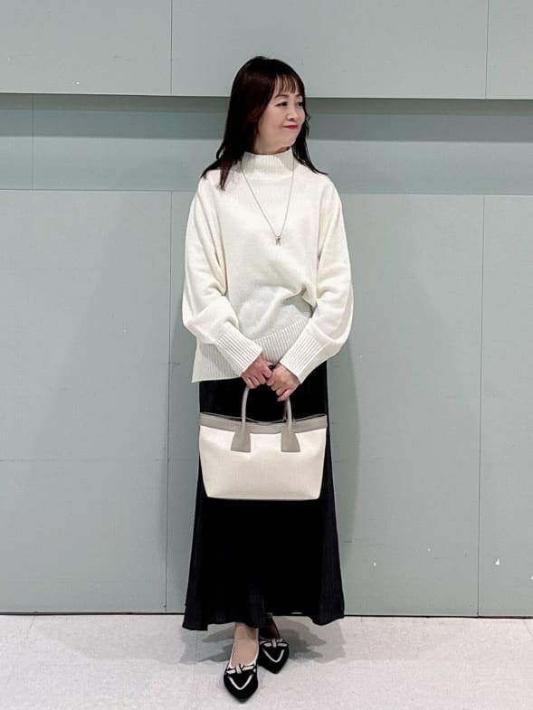 makiさんの「UNTITLED｜【エレガント／ミディアウター】ミックスヘリンボンコート」を使ったコーディネート