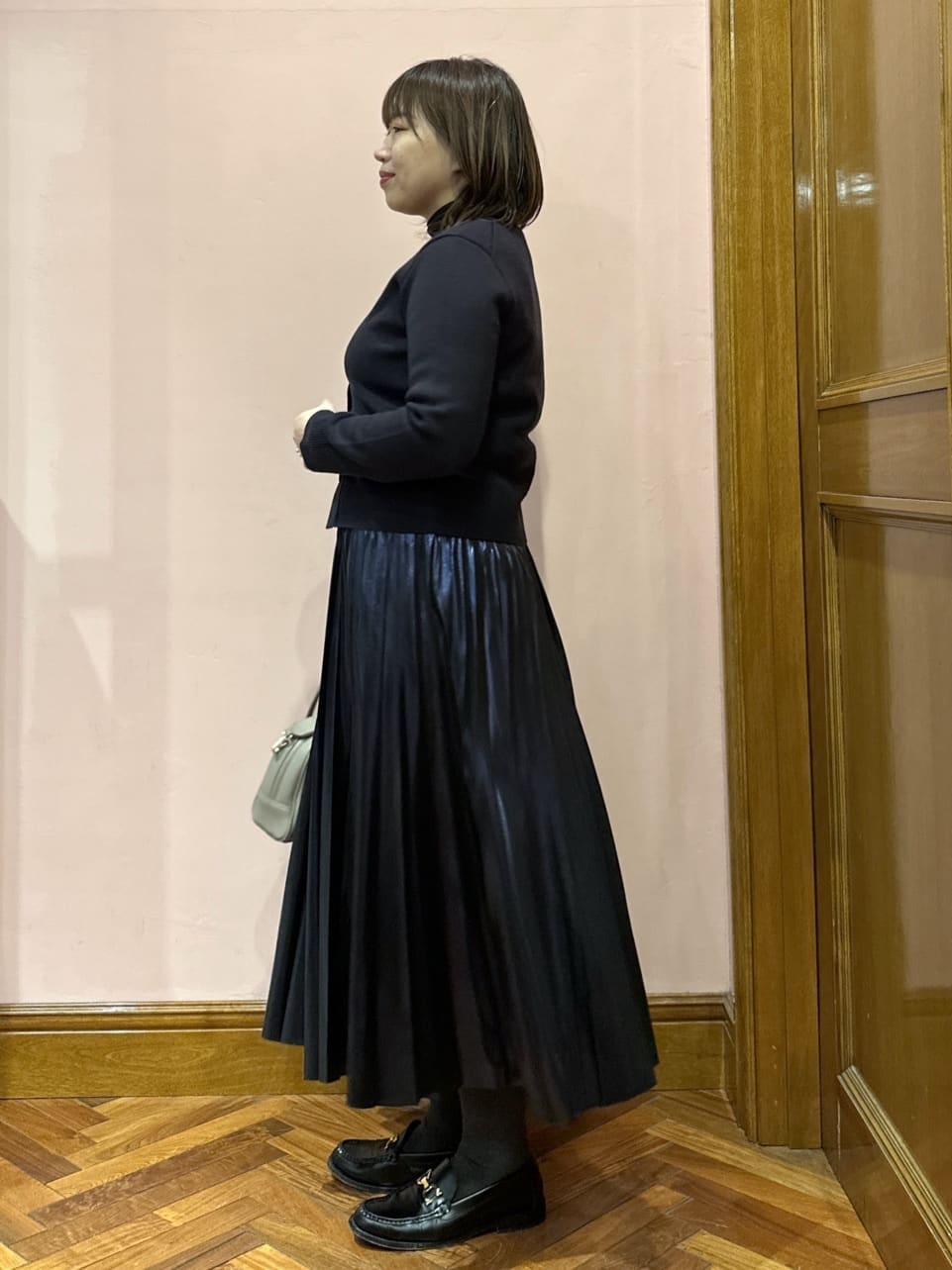 komatsuさんの「DRESSTERIOR｜ミラノリブカーディガン」を使ったコーディネート