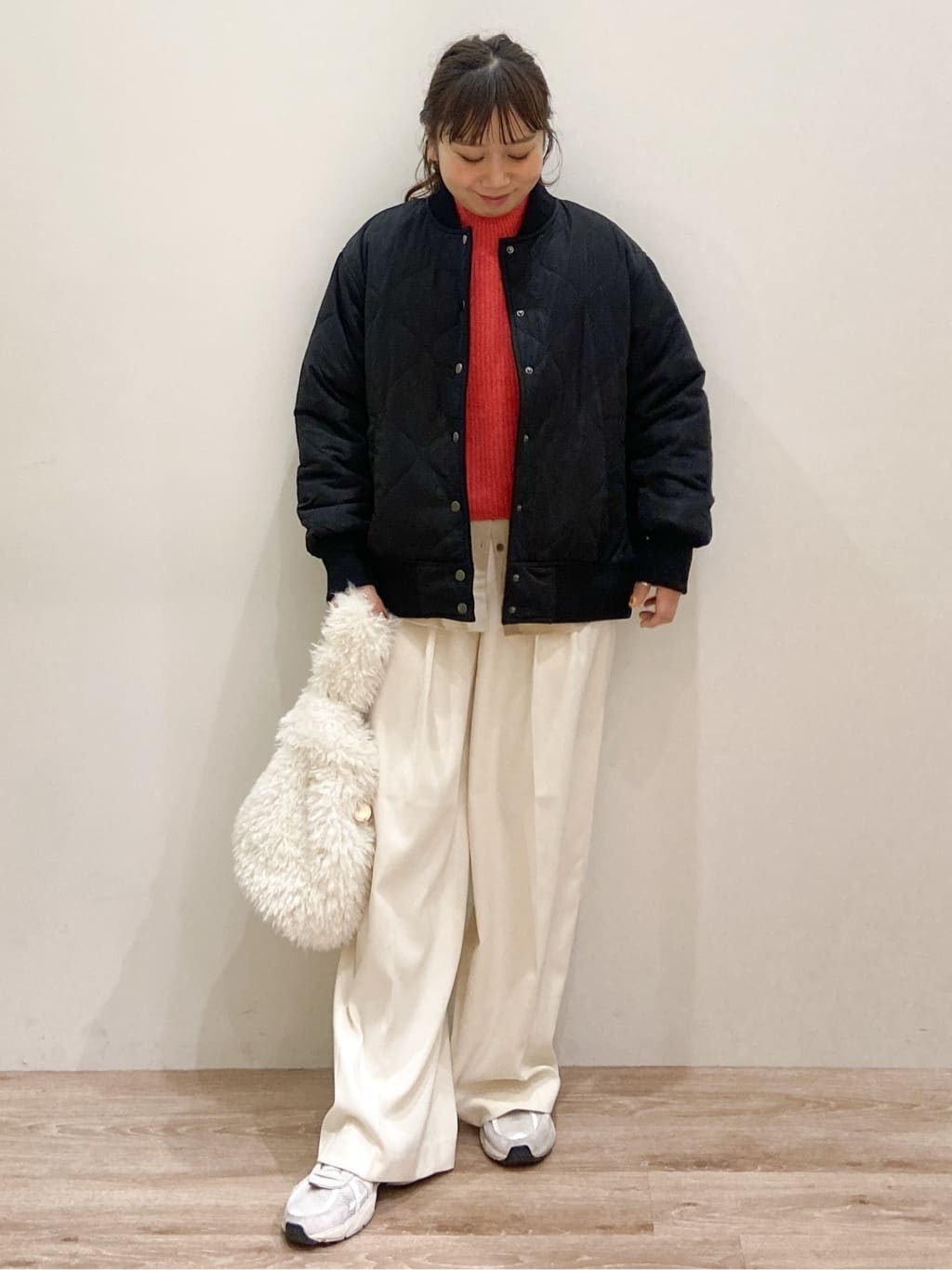 risayanさんの「OPAQUE.CLIP｜《リバーシブル》キルティングブルゾン」を使ったコーディネート