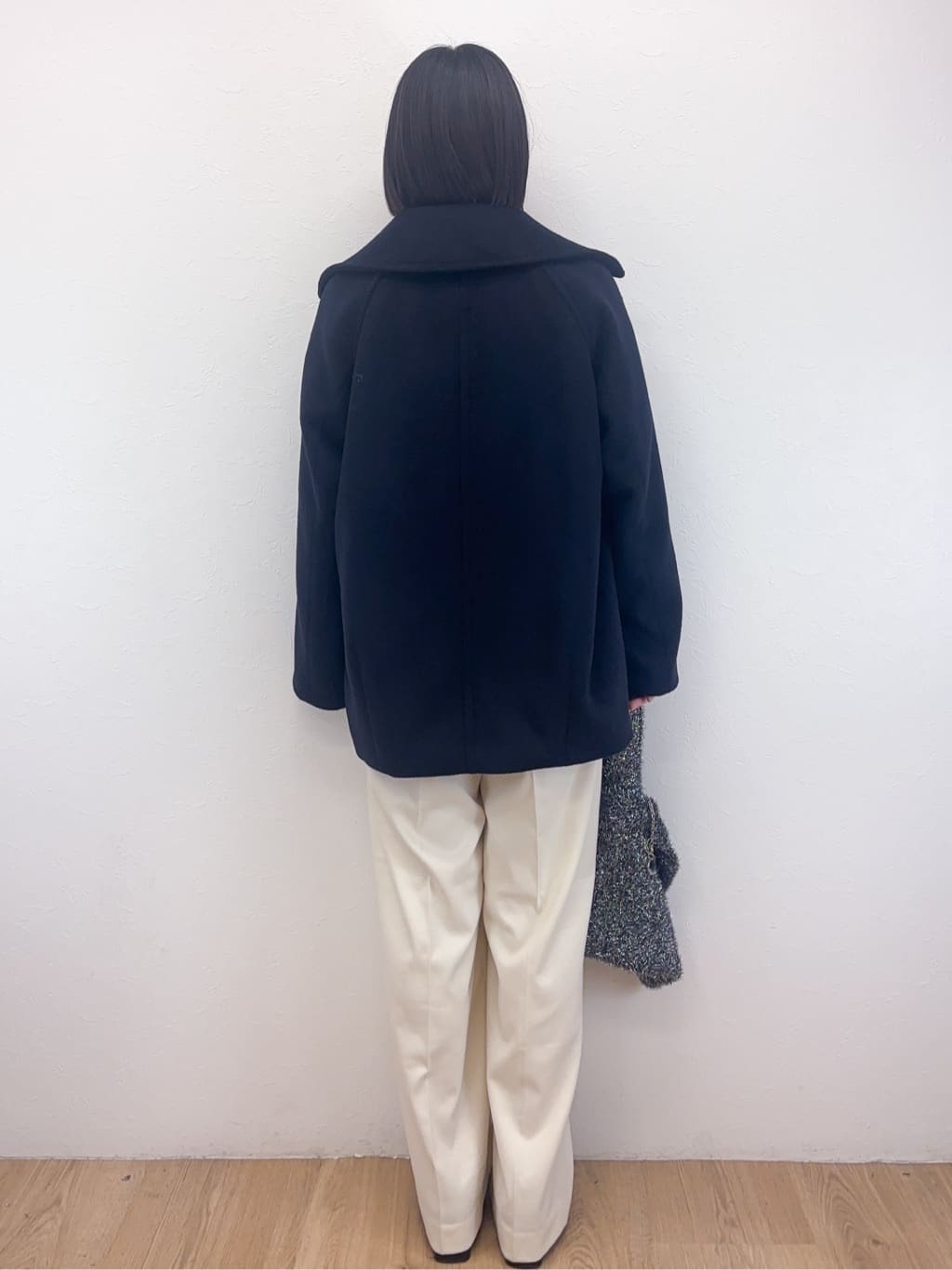 Takeさんの「OPAQUE.CLIP｜カシミヤブレンドウールミドルピーコート」を使ったコーディネート