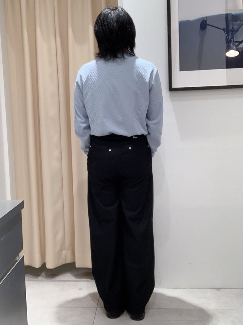 坂。さんの「THE SHOP TK｜【長く愛せる、定番ロンT】リンクスジャカード長袖Tシャツ」を使ったコーディネート