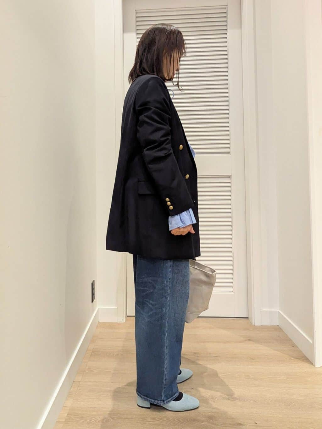 enさんの「Dessin｜【洗える】デニムカーブパンツ」を使ったコーディネート