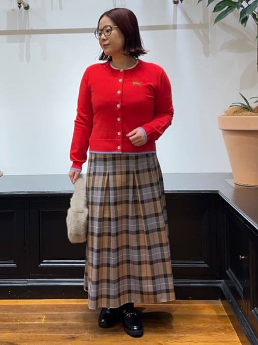 Asamiさんの「DRESSTERIOR｜コンパクトフェイクファーバッグ」を使ったコーディネート