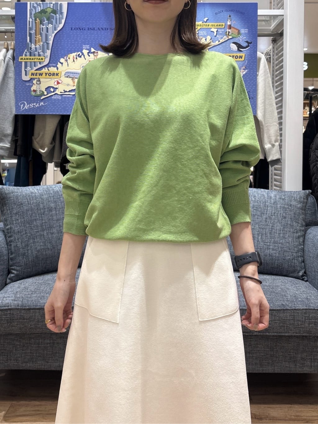risaさんの「Dessin｜【撥水・2WAY】ミュラーダウンコートミドル丈」を使ったコーディネート