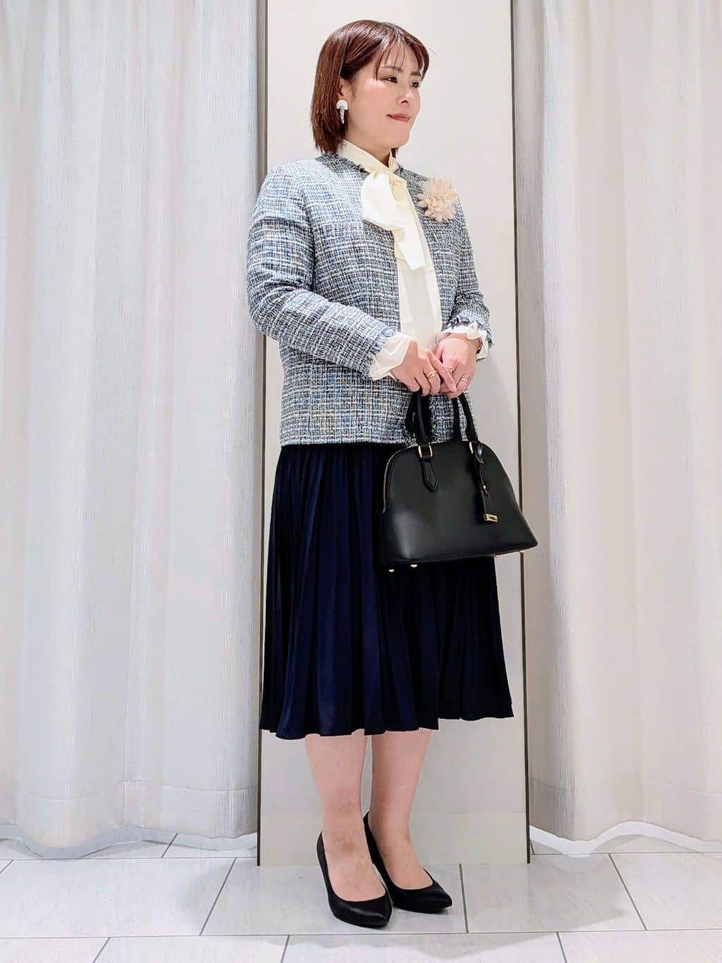Onumaさんの「UNTITLED｜【仕事着/スーツ】ファンシーツイード ジャケット」を使ったコーディネート