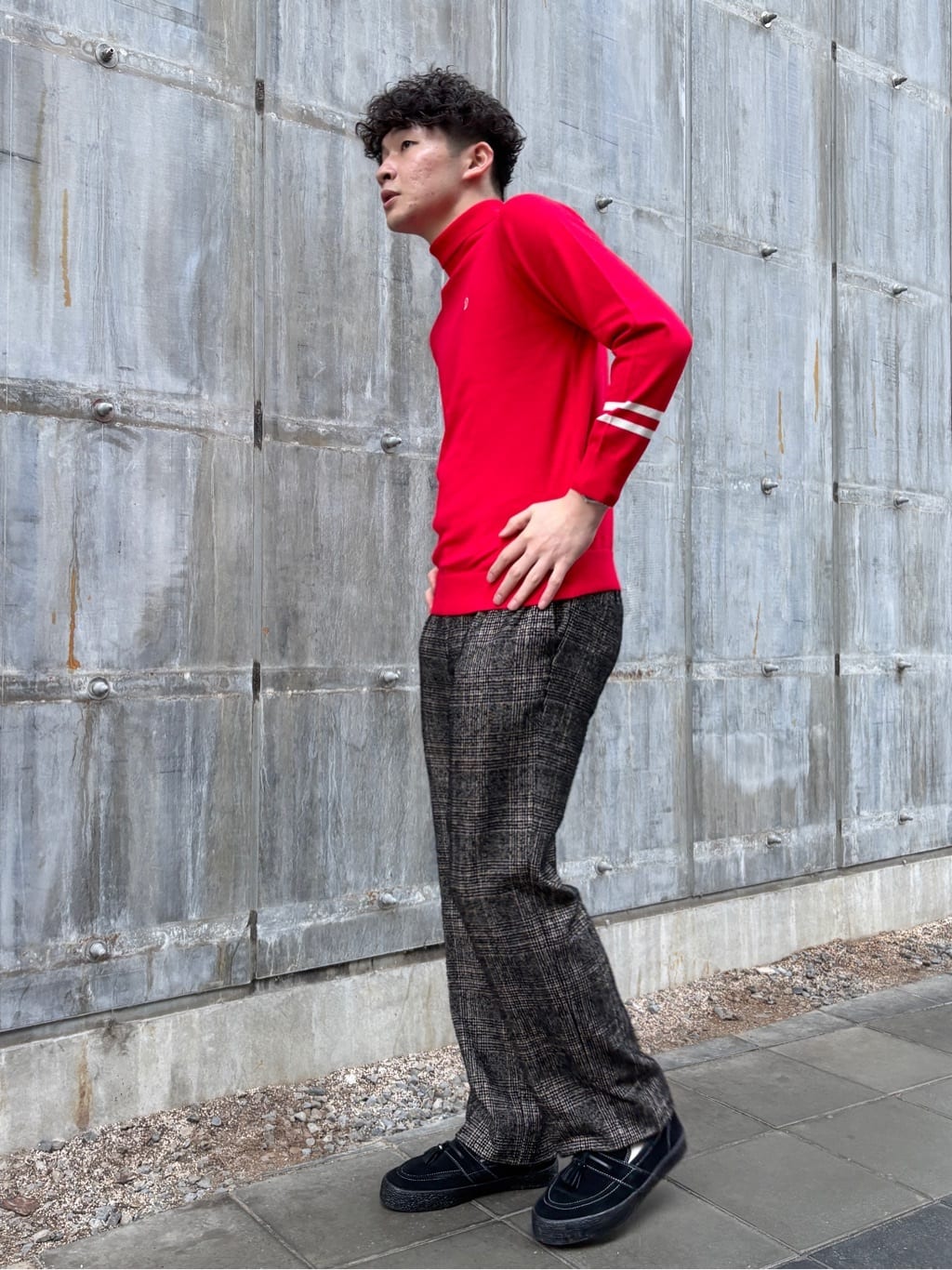 千葉亮太さんの「DRESSTERIOR｜◆サスティナブル タートルニット」を使ったコーディネート