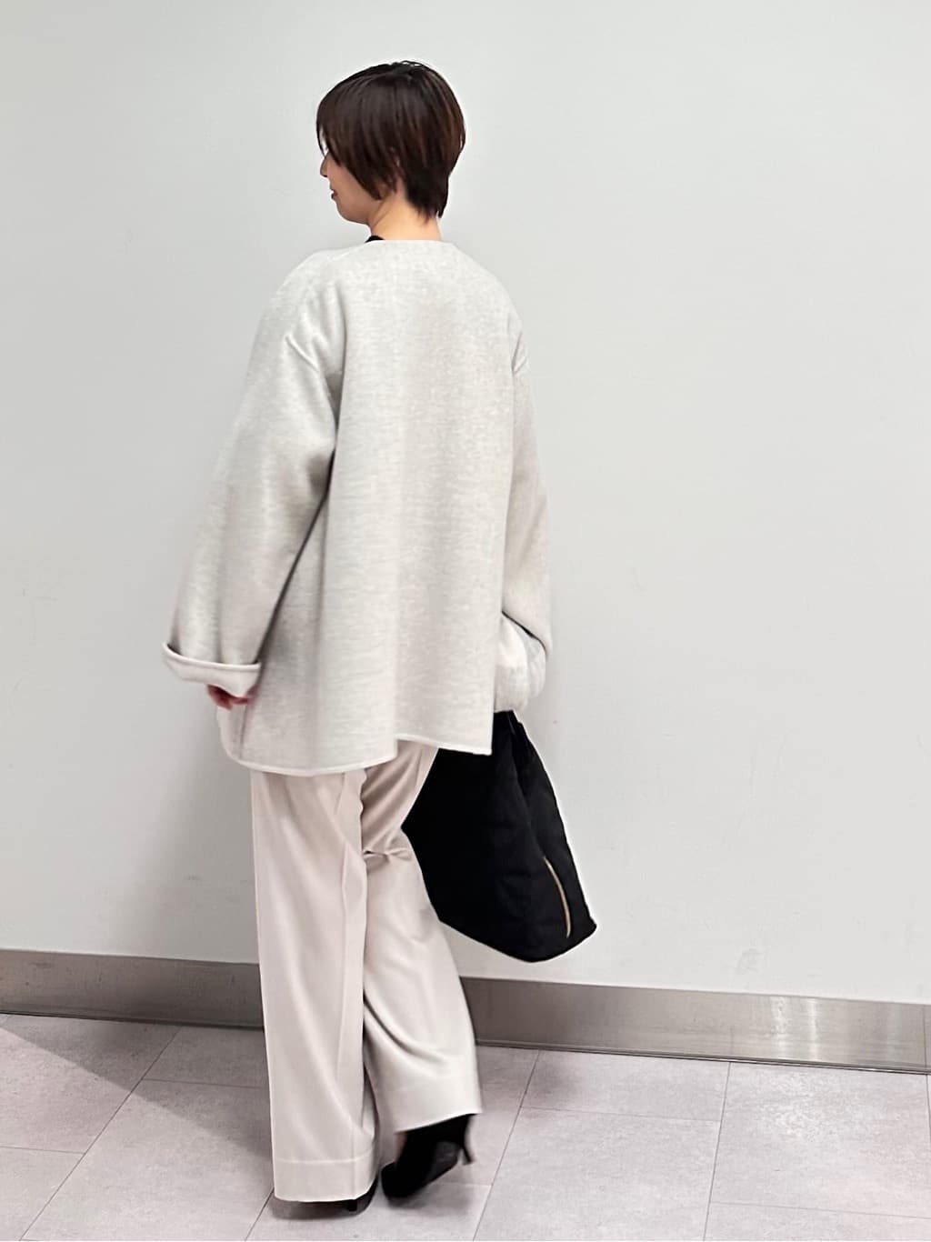 みなこさんの「UNTITLED｜【洗える】スポンディッシュ ボトルネックニット」を使ったコーディネート