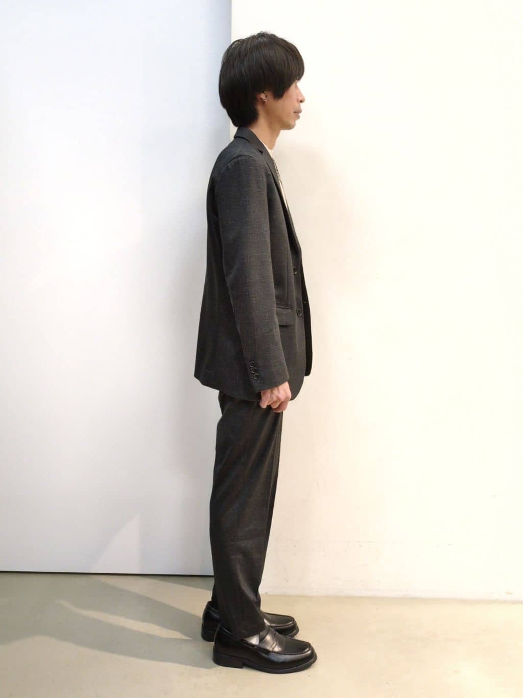 takeさんの「THE SHOP TK｜【動きやすい、快適ビジネスジャケット】TRジャージ ジャケット　セットアップ可/洗濯機OK/ストレッ」を使ったコーディネート