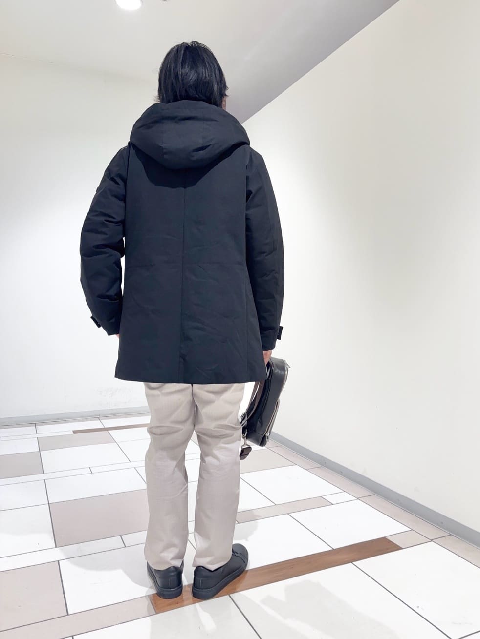 及川さんの「TAKEO KIKUCHI｜【None Of Stress】ストレッチ ダウンブルゾン」を使ったコーディネート