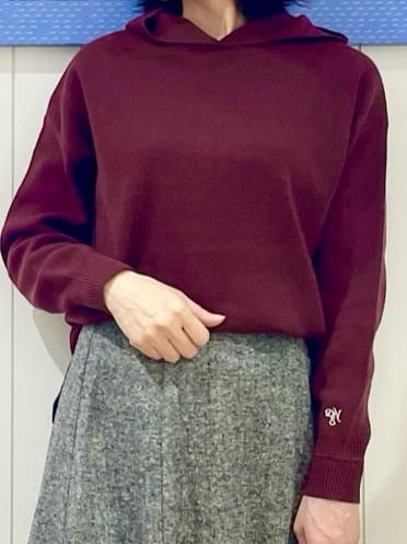 uwatokoさんの「Dessin｜【洗える／体型カバー】ちょうどいいニットパーカ」を使ったコーディネート