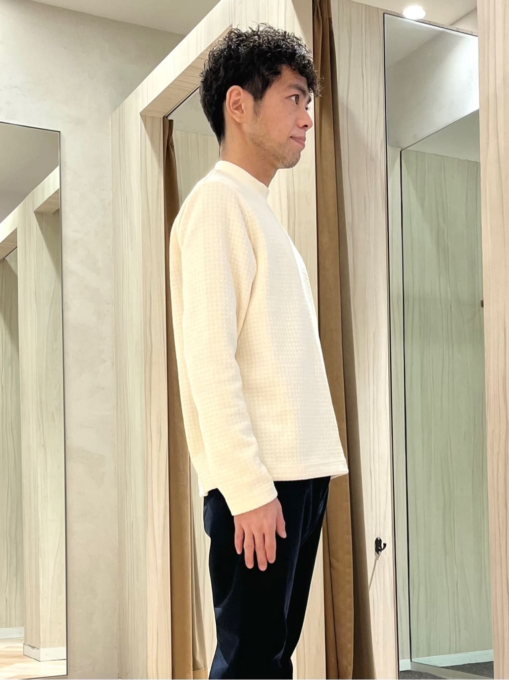 URAさんの「TAKEO KIKUCHI｜カラーコンビ ダウンブルゾン」を使ったコーディネート